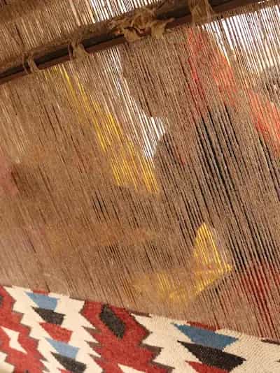 Artisan craft process at Chouhan Rugs